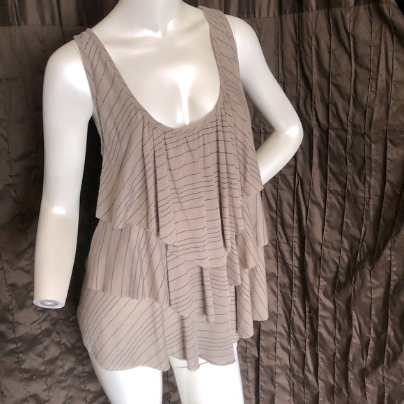 XL Mocha ruffled cami - Picture 1 of 6